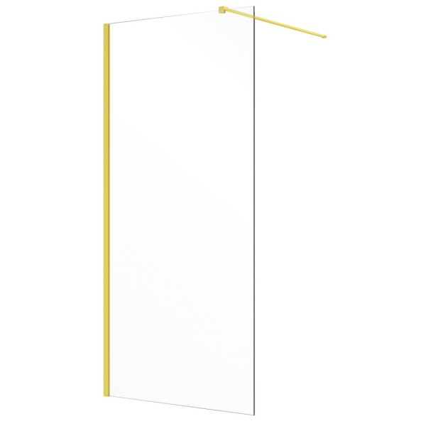 KERRA - Sprchová zástena Milagro 90 - Kút Walk-In - Zlatá 5907548117342