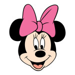 Veselá Stena Drevené vyfarbovacie postavičky Mickey a Minnie