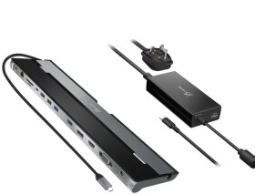 J5create j5create JCD543P-FN stacja dokująca Przewodowa USB 3.2 Gen 1 (3.1 Gen 1) Type-C Čierny, strieborný
