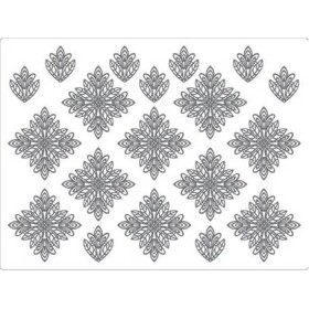 Silikónová forma na čipku „Jednotlivé kvety“ 40 × 30 cm - Martellato - Martellato