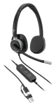 Poly Mission 625 čierna / Náhlavná súprava / Stereo / USB-C/A / Microsoft Teams (C01C6A6#AC3)