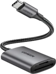 Ugreen Čítačka pamäťových kariet USB-C sivá / Čítačka pamäťových kariet / SD / microSD / USB 3.2 Gen 1 (CM401)