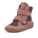 Dievčenské zimné barefoot topánky TEX WINTER Gray/Pink Froddo G3160247-13 - 31