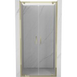 MEXEN - Exo sprchové dvere krídlové110, transparent, zlatá 8182-110-000-50-00