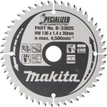 Makita B-33825 B-33825 pílový kotúč 136 x 20 x 1 mm Počet zubov (na palec): 48 1 ks; B-33825