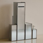 Ferm Living Nerezový stojan na toaletný papier Sama