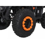 Mamido Detská benzínová štvorkolka RamiGO MONSTER 200CC čierno-oranžová