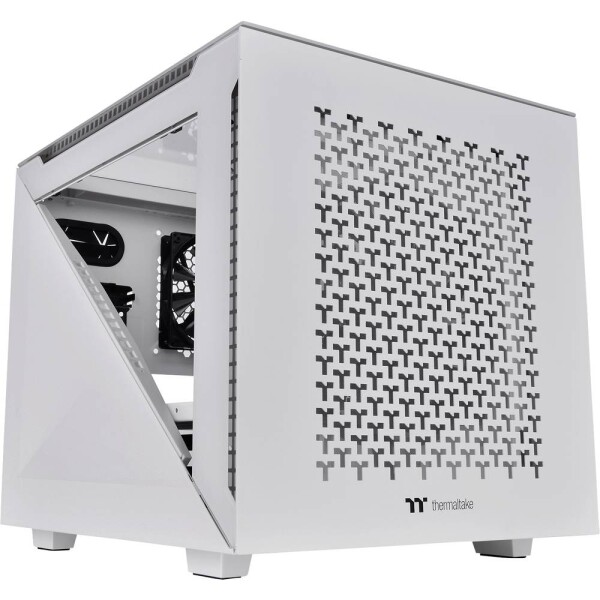 Thermaltake Divider 200 TG Air biela / mini ITX / 1x USB-C 3.2 / 2x USB-A 3.0 / bez zdroja / priehľadná bočnica (CA-1V1-00S6WN-01)