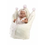 Llorens 73814 NEW BORN HOLČIČKA - realistická bábika bábätko s celovinylovým telom - 40 cm