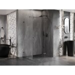 MEXEN/S - Lunar T sprchovací kút dvere krídlové pravá 140 x 90, transparent, grafit metal 834T-140-090-95-00-P