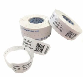 SATO bezpečnostný náramok UHF RFID pre pacientov biela / 75 ks na rolu (162014251)