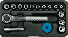 Vorel Gola sada 1/4" / Gola sada / 16 dielov (TO-58160)