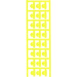 Weidmüller 1805780000 SFC 2/21 NEUTRAL GE ochranný štítok Druh montáže: prichytenie sponami Potlačiteľná plocha: 5.80 x 21 mm žltá Počet markerov: 120 120 ks; 1805780000