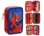 Cerdá Pencil Case Spiderman - plne vybavený trojposchodový peračník (10200737)