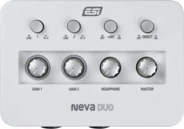 ESI Neva Duo / USB audio rozhranie / 24 bit/192 kHz / 2x combo XLR/Jack / USB-C (NEVADUO)