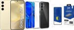 Samsung Galaxy S24 5G 8/256GB Żółty (SM-S921BZY) + FlexibleGlass + Etui Clear Case