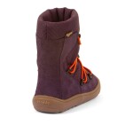 Dievčenské zimné barefoot topánky TEX TRACK WOOL Purple G3160251-4 - 37