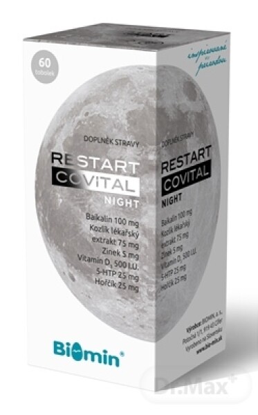 BIOMIN Restart covital night 60 kapsúl