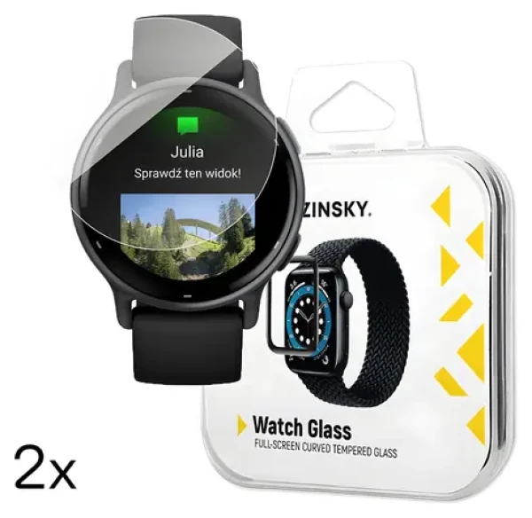 Wozinsky Full Glue / Tvrdené sklo / Garmin Vivoactive 5 / 2 ks