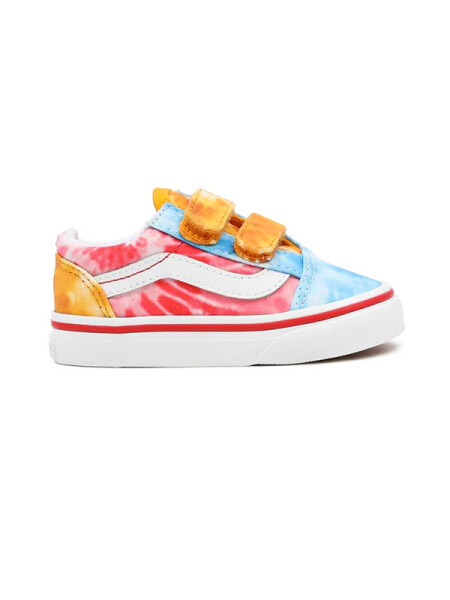 Vans Old Skool Tie Dye Block/Multi/True White