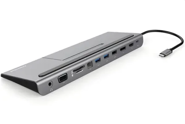 PremiumCord USB-C MST Full Size / Dokovacia stanica / Multi- Stream Transport / pod notebook (ku31dock13)