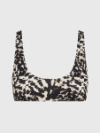 Dámska plavková podprsenka KWKW02489 0GM Leopard Calvin Klein