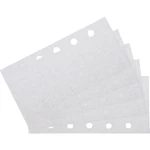 Makita E-19641 / Brúsny papier na drevo kov / suchý zips / Zrnitosť 80 / Rozmery 93x185 mm / dierovaný / 10 ks (E-19641)