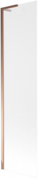 MEXEN/S - Next L vaňová zástena FIX 80 x 150, dekor, ružové zlato 895-080-000-03-30-60