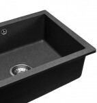 REA REA - Kuchynský drez NELS - čierna žula dots ZLE-00114