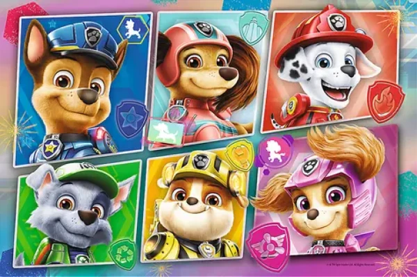 Trefl - Puzzle - Tlapková patrola vo filme: Priatelia pripravení na akciu