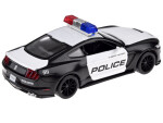 Auto kovové polícia Ford Shelby GT350 mierka 1:32 svetla majáky