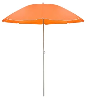 Sportteam Slnečník zapichovací oranžová / Slnečník / O 160 cm / výška 190 cm / oceľ