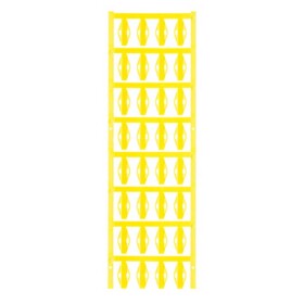 Weidmüller 1727770004 VT SFX 10/23 NE GE V0 značenie káblov Druh montáže: káblové spony Potlačiteľná plocha: 10 x 23 mm žltá Počet markerov: 320 320 ks; 1727770004