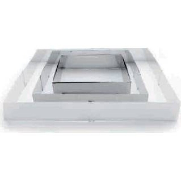 Rozkladacia forma na tortu – štvorcový rám 20 × 24 – 38 × 46 cm, výška 6 cm - Ibili - Ibili