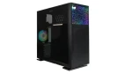 InWin N515 čierna / E-ATX / 2x USB-A 3.2 / 1x USB-C 3.2 / 1x 120mm / bez zdroja / priehľadná bočnica / displej (IW-CS-N515BLK-1AL120)