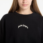 Mikina Palm Angels Curved Logo Loose Crop Crew Black/ Tofu M