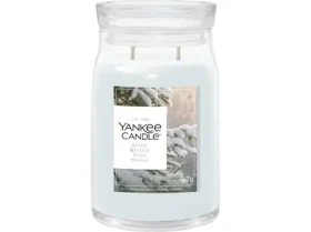 Yankee Candle Vonná sviečka Snow Kissed Pine / Signature veľká / 2 knôty / svieža vôňa / 60-90 h