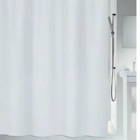Spirella MAYA sprchový záves 180 x 180 cm biely/polyester (7610583105592)