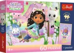 Trefl Puzzle Premium PLUS Kids Gábinin kúzelný domček: Mačací svet