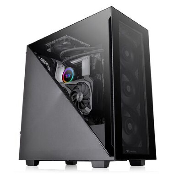 Thermaltake Divider 300 TG čierna / ATX / 1x USB-C 3.2 / 2x USB-A 3.0 / bez zdroja / priehľadná bočnica (CA-1S2-00M1WN-00)