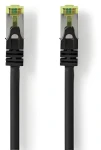 Nedis čierna / Sieťový kábel / CAT7 S/FTP / RJ45 / 2 m / LSZH (CCGL85420BK20)