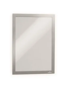 Durable Duraframe A4 strieborná / Prezentačný rám / Magnetický / Samolepiace / 1 ks (489923)