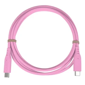 PremiumCord silikónový USB-C - USB-C ružová / Kábel / 60W / PD / 480 Mbps / 1,5 m (ku31sa15p)