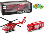 Mamido Set Autek Fire Brigade Tension Helicopter Red