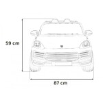 Mamido Elektrické autíčko Porsche Cayenne S biele