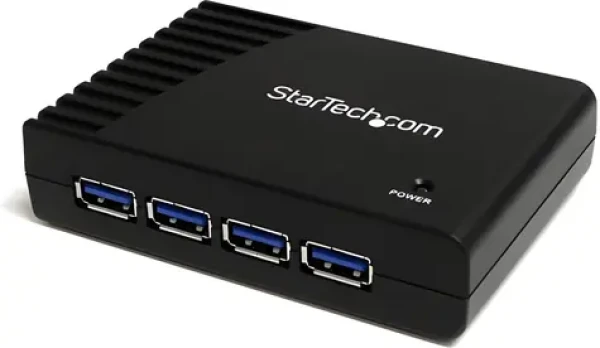 StarTech ST4300USB3EU čierna / USB hub / 4X USB-A 3.0 / 5 Gb/s