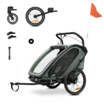 Hauck Bike N cyklovozík Walk Duo 3v1 dark green (HK515099)