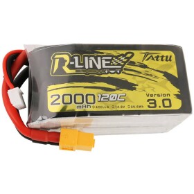 Tattu akupack Li-Pol 14.8 V 2000 mAh Počet článkov: 4 120 C SoftCase XT60; TA-RL-120C-2000-4S1P