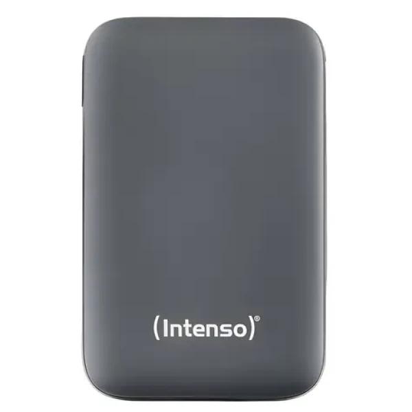 INTENSO S10000 sivá / Powerbanka / 10 000 mAh / integrovaný USB-C kábel / PD 20W (7333034)