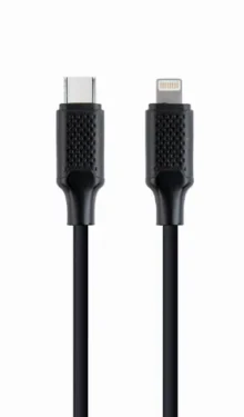 Gembird USB-C 2.0 (M) - Lightning (M) kábel 1.5 m čierna (CC-USB2-CM8PM-1.5M)